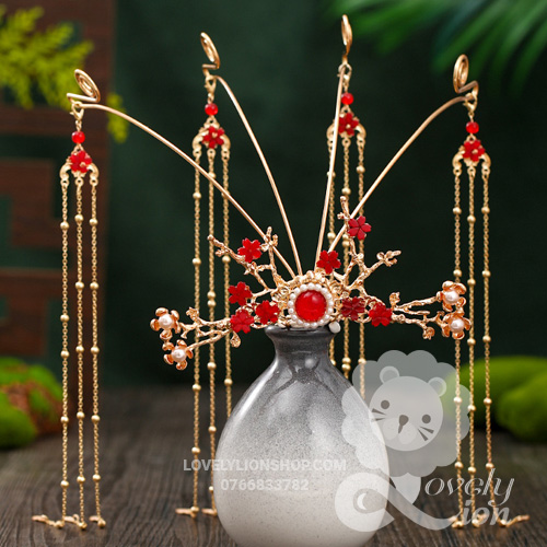 [HCM](Hàng có sẵn)Set trâm cài tóc cổ trang( nhiều mẫu)
