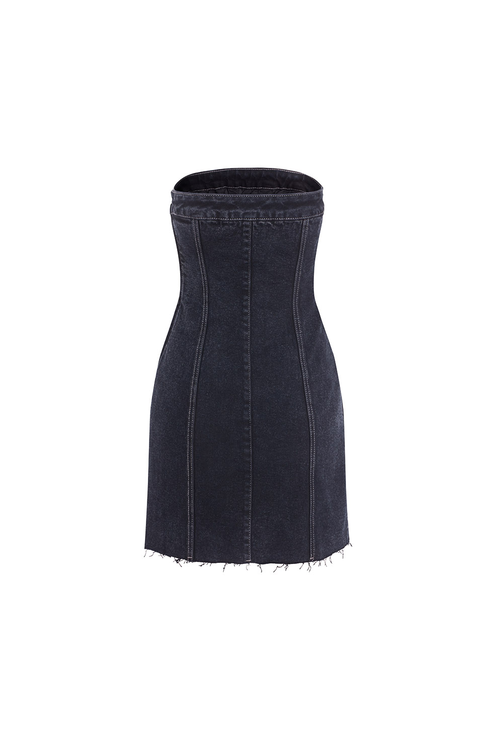[OUTLET SALE] DOTTIE - Đầm denim dáng ngắn cúp ngực - D0504