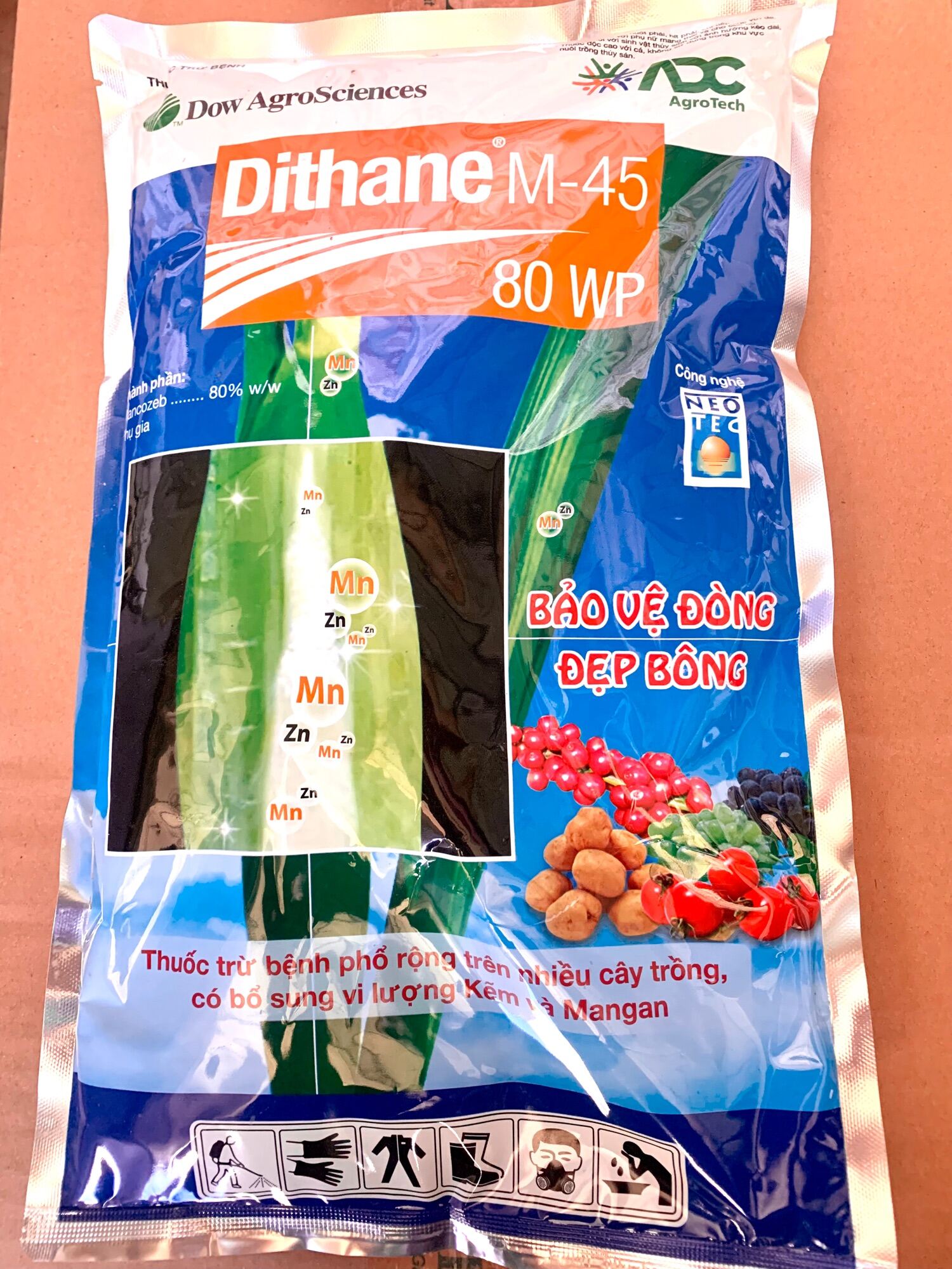 Thuốc trừ bệnh Dithane M45 80WP gói 1kg (ADC)