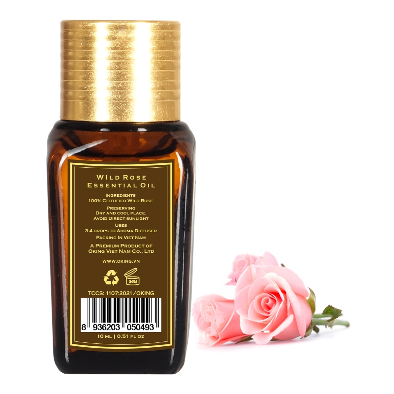 Tinh dầu hoa hồng Oking 10ml (Wild Rose)