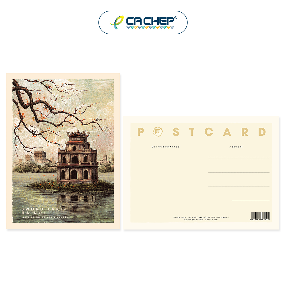 Cá Chép - Combo 3 postcards Danh thắng Việt Nam