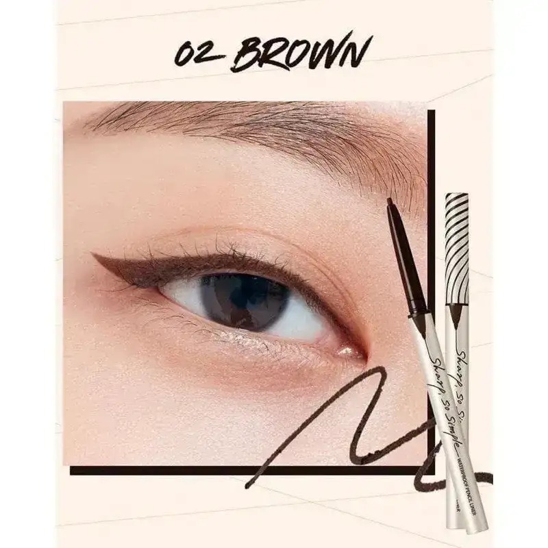 [Săn Sale]Viền Mắt Clio Sharp, So Simple Waterproof Pencil Liner 0.14G