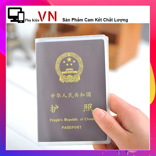 ⚡ Vỏ Bọc Hộ Chiếu Có Khe Nhét Thẻ ATM V.isa Name Card ⚡