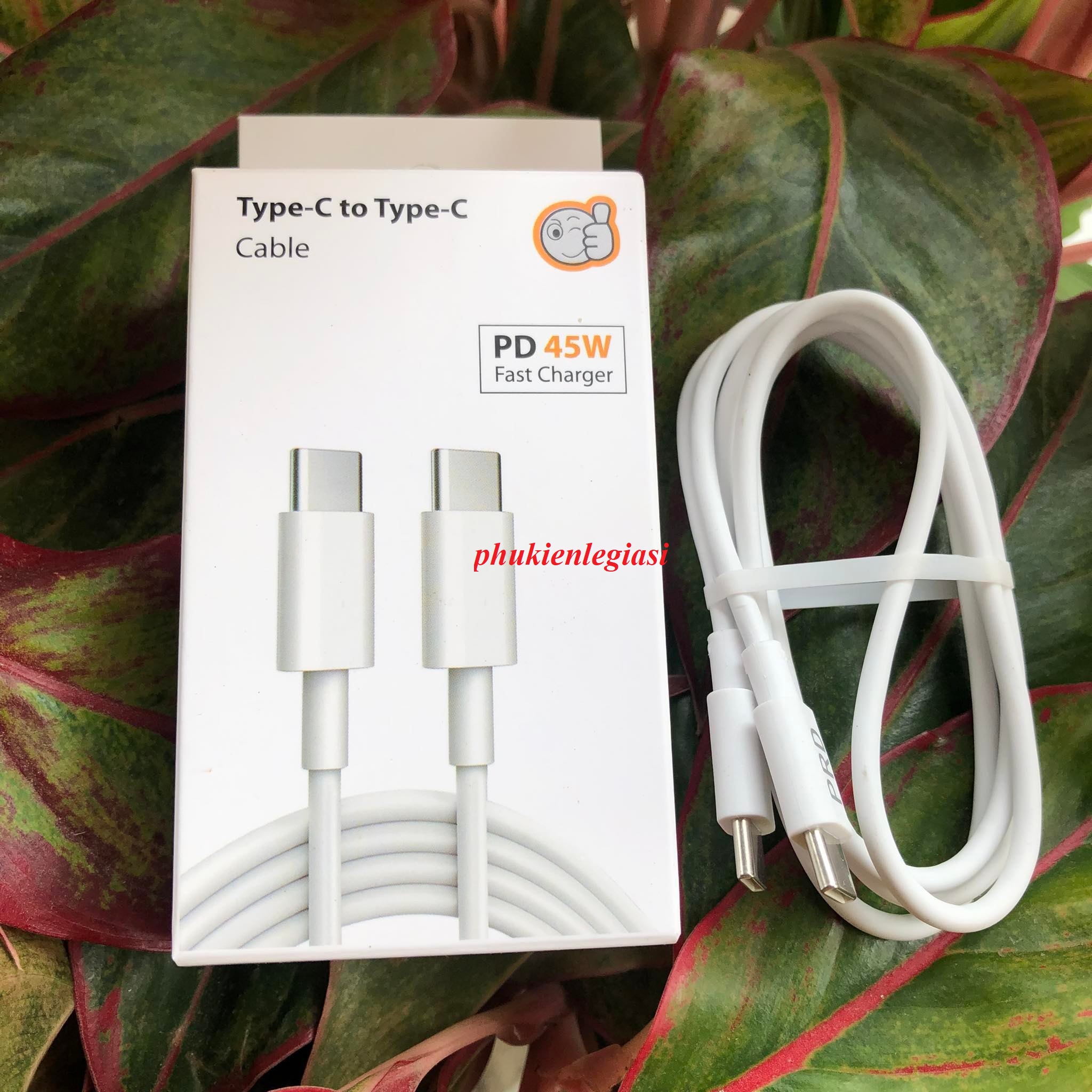 XÃ HÀNG THANH LÝ Cáp sạc Type C to Type C 45w mã TR cáp PD