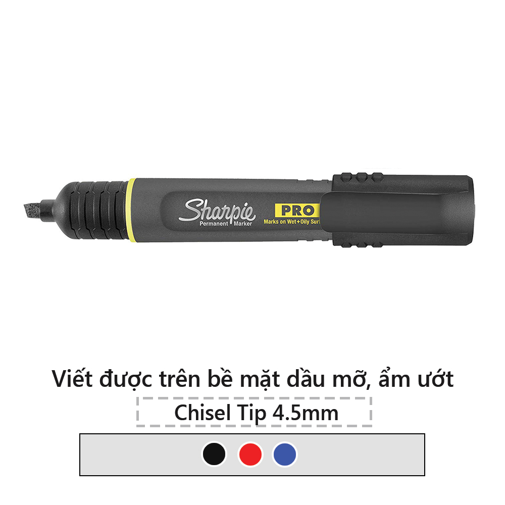 [HCM]Bút lông dầu không xóa được Sharpie Pro Chisel