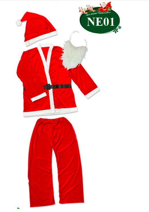 Bộ đồ ông già noel NE01- nam