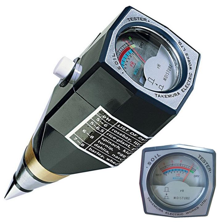 Máy đo pH và độ ẩm đất Takemura DM-15