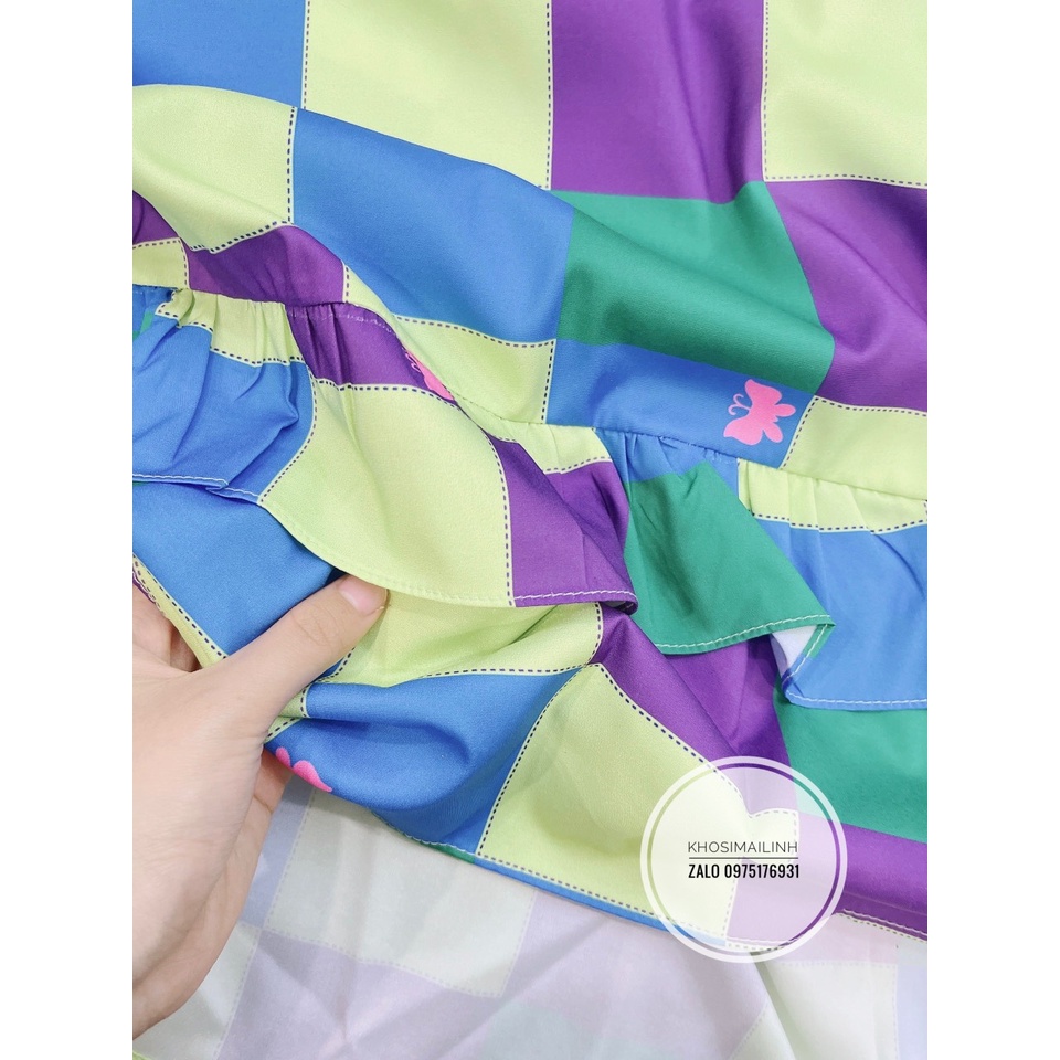 ✨ĐẦM MAXI✨Đầm maxi kẻ khối