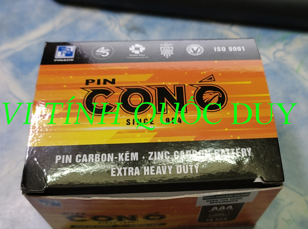 1 hộp pin tiểu 3a con ó - pinaco. 1 hộp pin nhí aaa con ó - pinaco