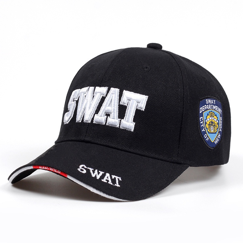 Mũ lưỡi trai in chữ police swat ys3 thời trang đi biển cho bé trai