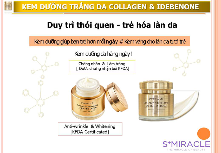 Kem Collagen & Idebenone S+Miracle