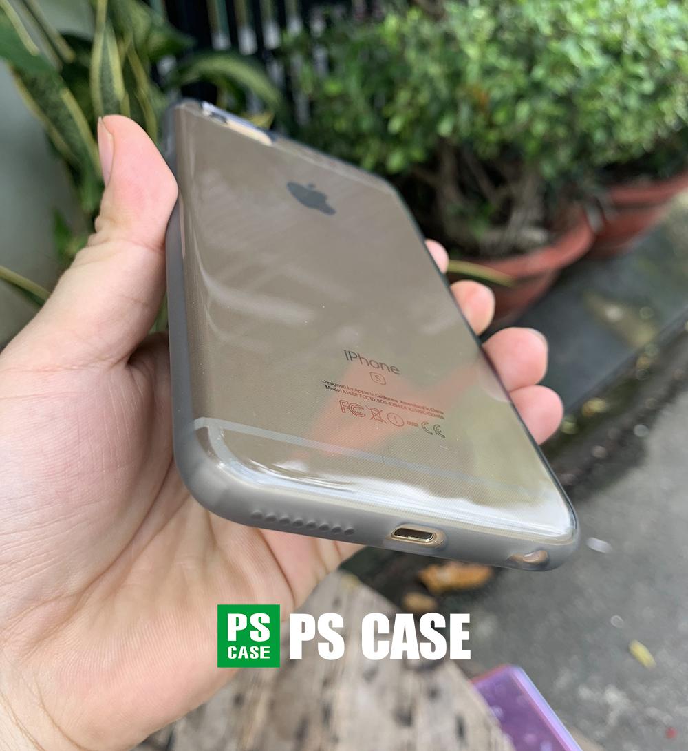 Ốp lưng dẻo đen mờ chống sốc cao cấp dành cho iPhone 6 Plus / iPhone 6s Plus - PS Case phân phối