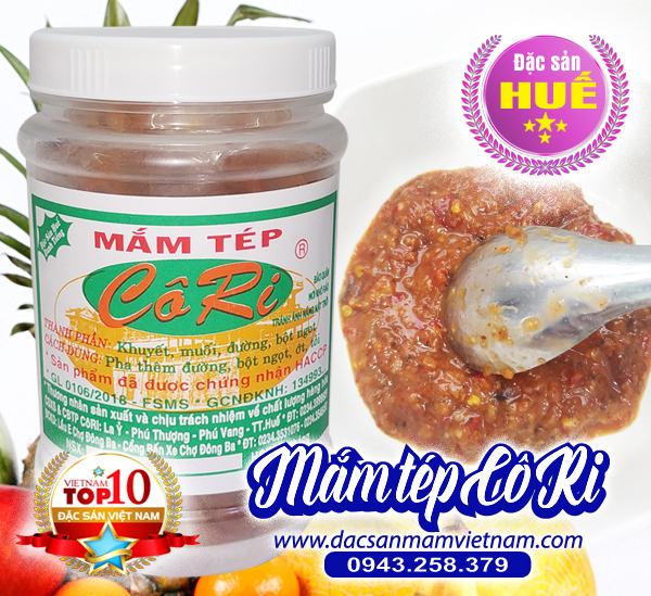 Mắm tép cô ri - đặc sản huế