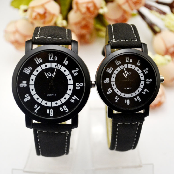 (Extra gift 2 batteries worth 40K) đồng watch pair number motifs Mercury-sale price above is 2 PCs as picture