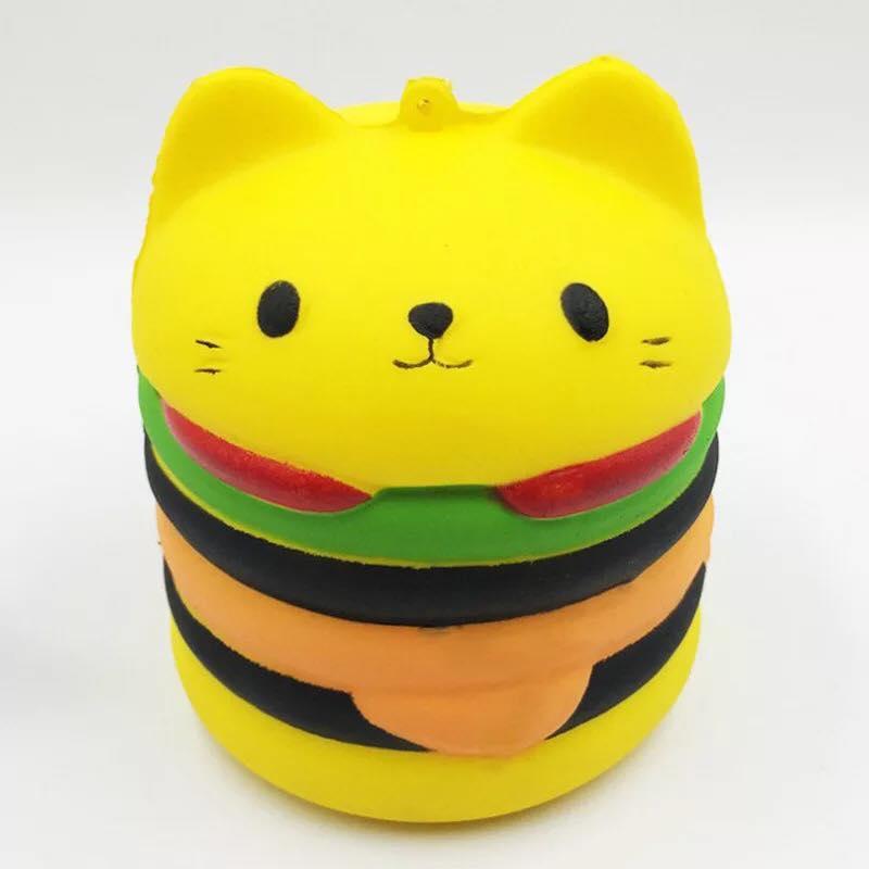 [HCM]Squishy bánh humbeger mèo chọn màu