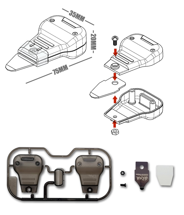 DỤNG CỤ MOSHI - DỤNG CỤ HỖ TRỢ TÁCH PART MÔ HÌNH MS085