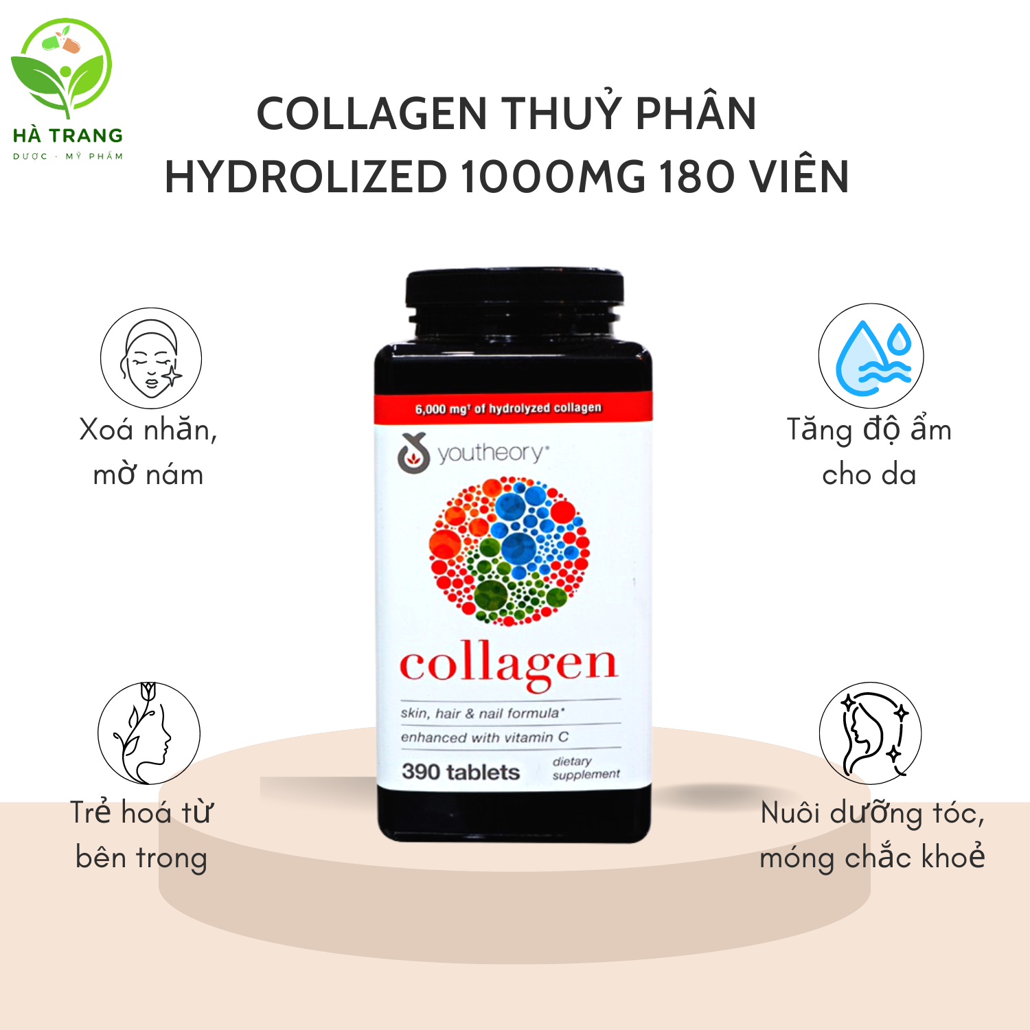 Collagen 390v Collagen Youtheory Advanced Type 1,2&3