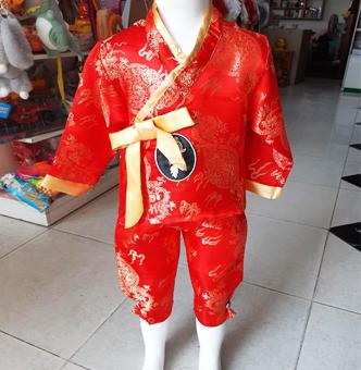 [HCM]Bộ Hanbok gấm cho bé trai cho bé diện tết