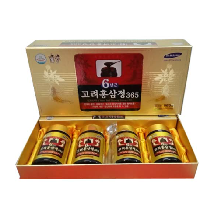 [HCM]Cao hồng sâm 365 Hàn Quốc Hộp 4 lọ