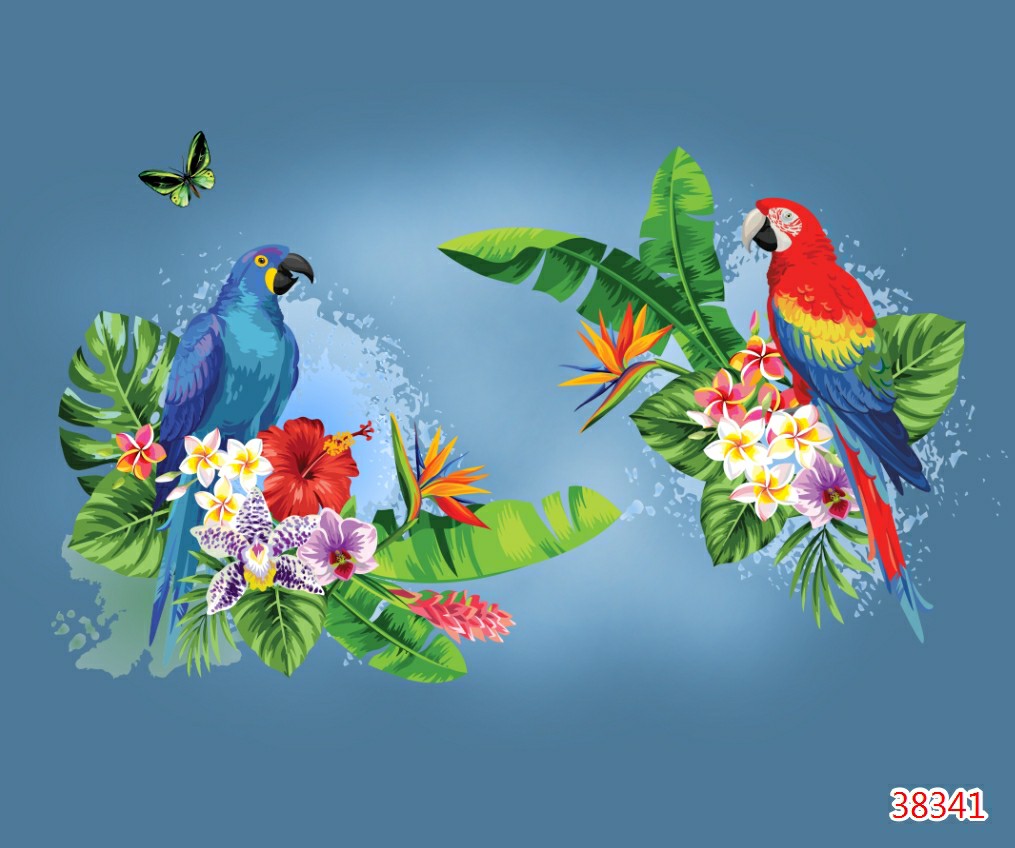 Decal tranh dán tường 3d  hiện đại trang trí nhà cửa phòng khách phòng ngủ chất liệu decal pp keo sẵn bóc dán PA