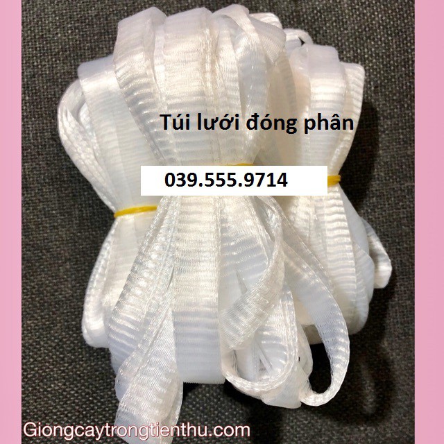 1Kg Túi lưới đựng phân tan chậm, túi phân dê