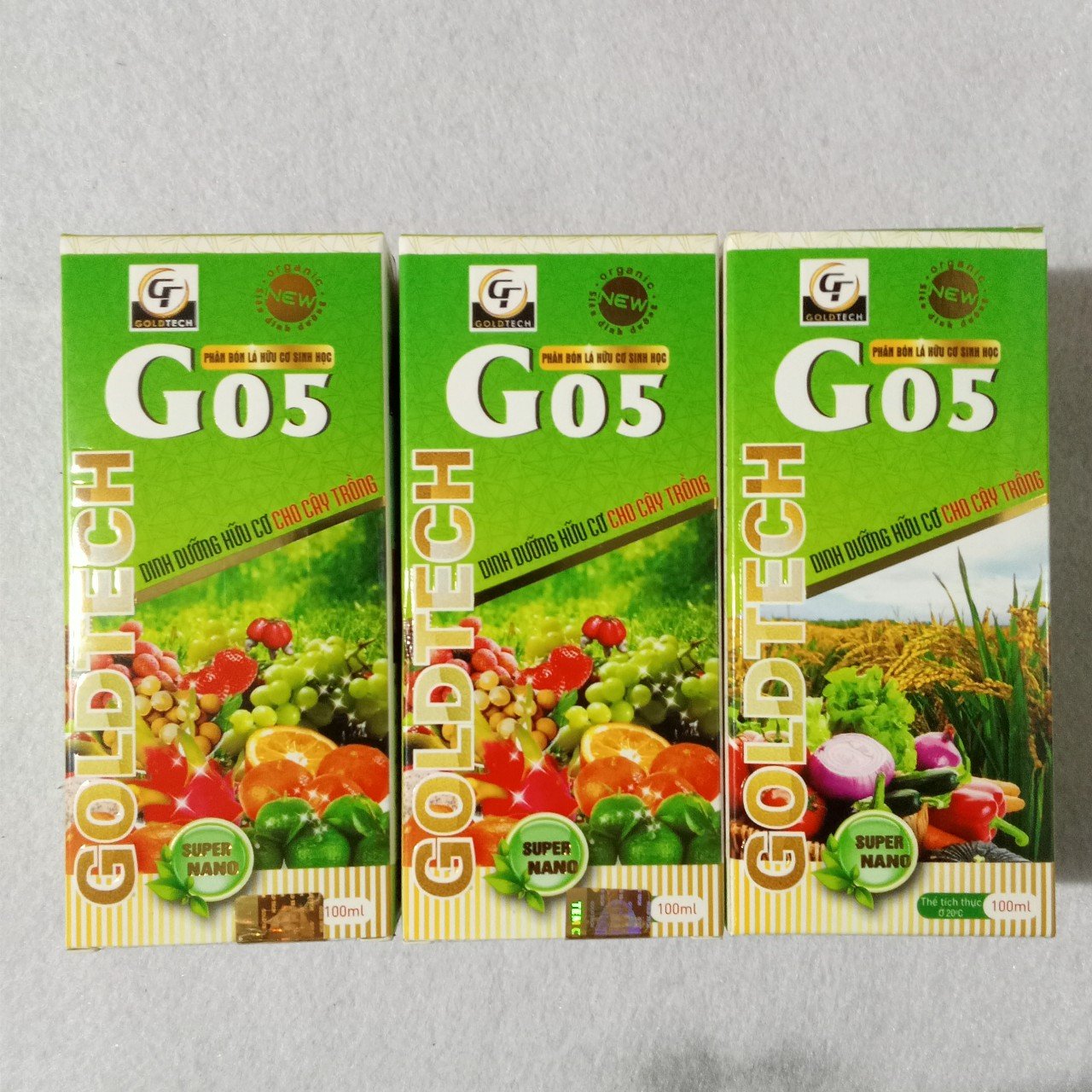 Phân bón hữu cơ sinh học Goldtech Go5 Sử dụng cho cây lúa