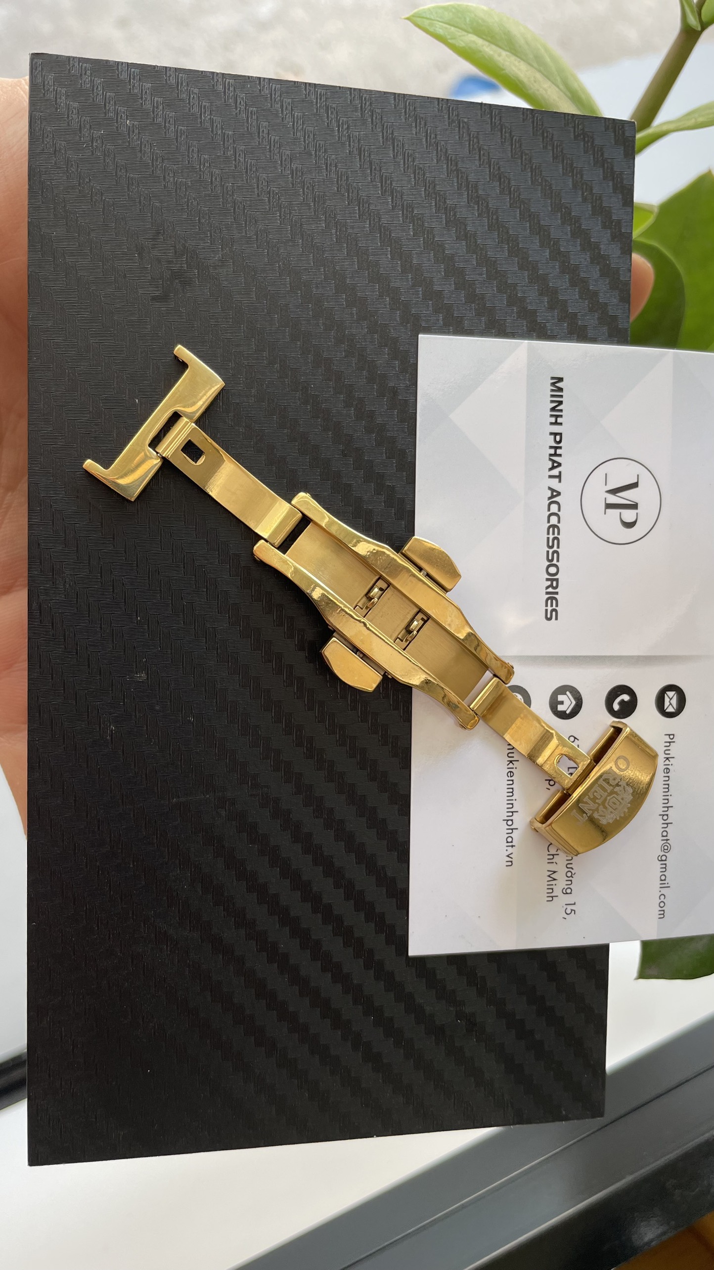 [Ảnh Thật] Khóa Bướm Khắc Orient Tặng Tool Thay Khóa Và Chốt