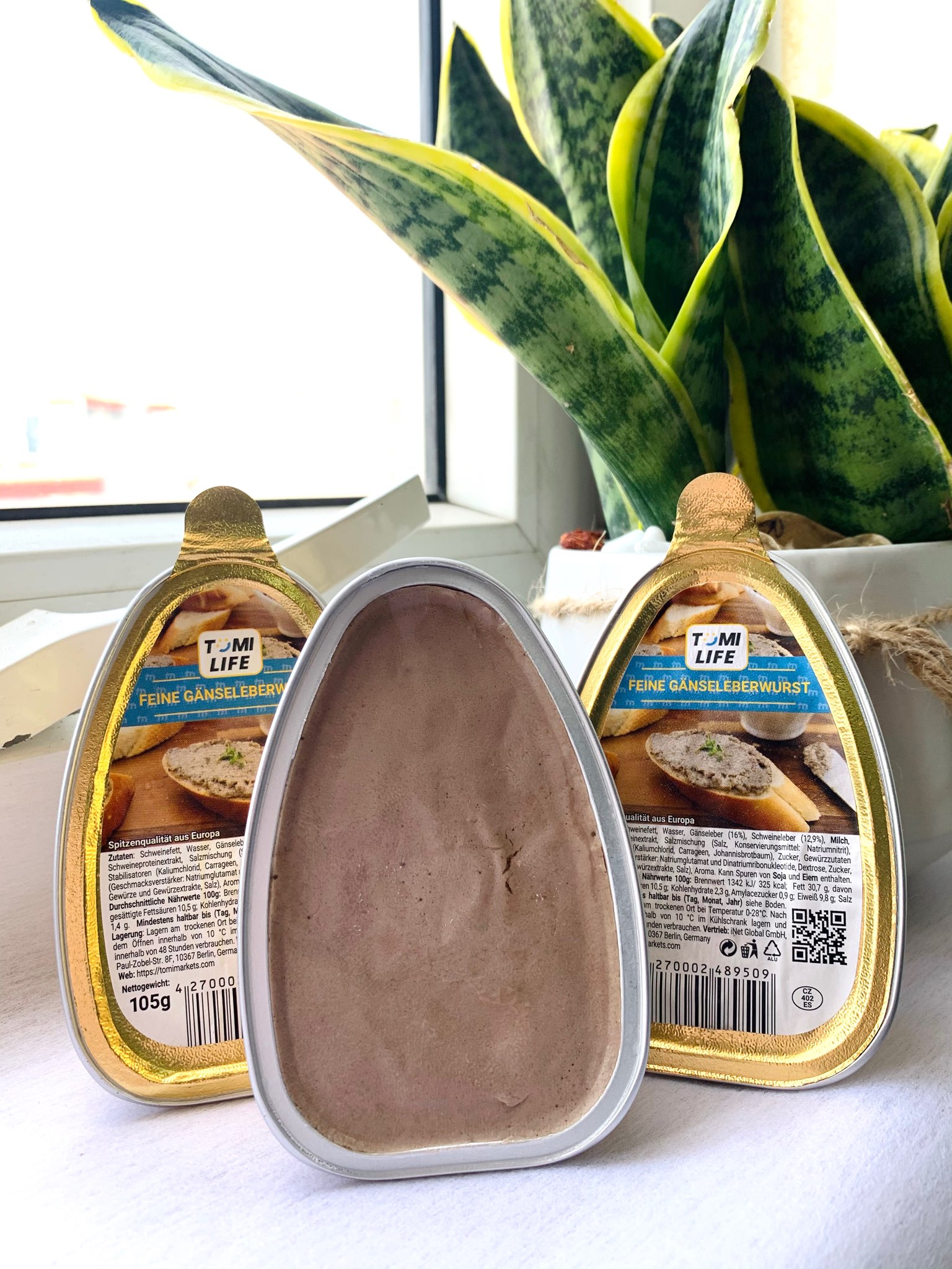 Combo 2 hộp Pate gan ngỗng Đức - Hàng nhập khẩu Châu Âu