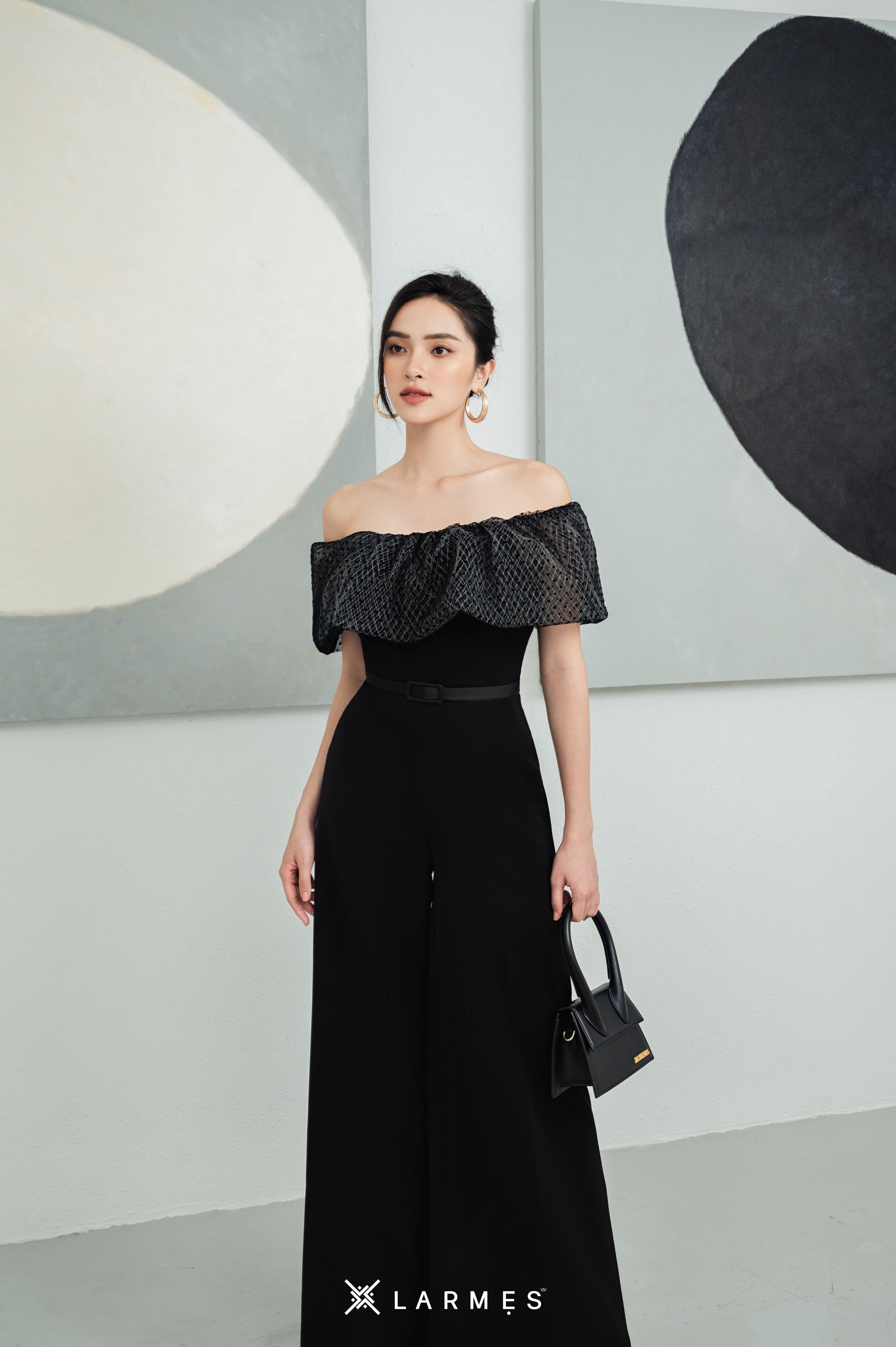 LARMES - Jumpsuit trễ vai Darius