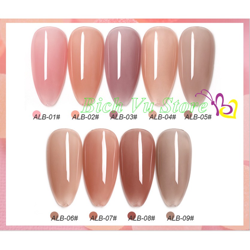 Sơn Gel As mã ALB (sơn trong, thạch)| chai đỏ