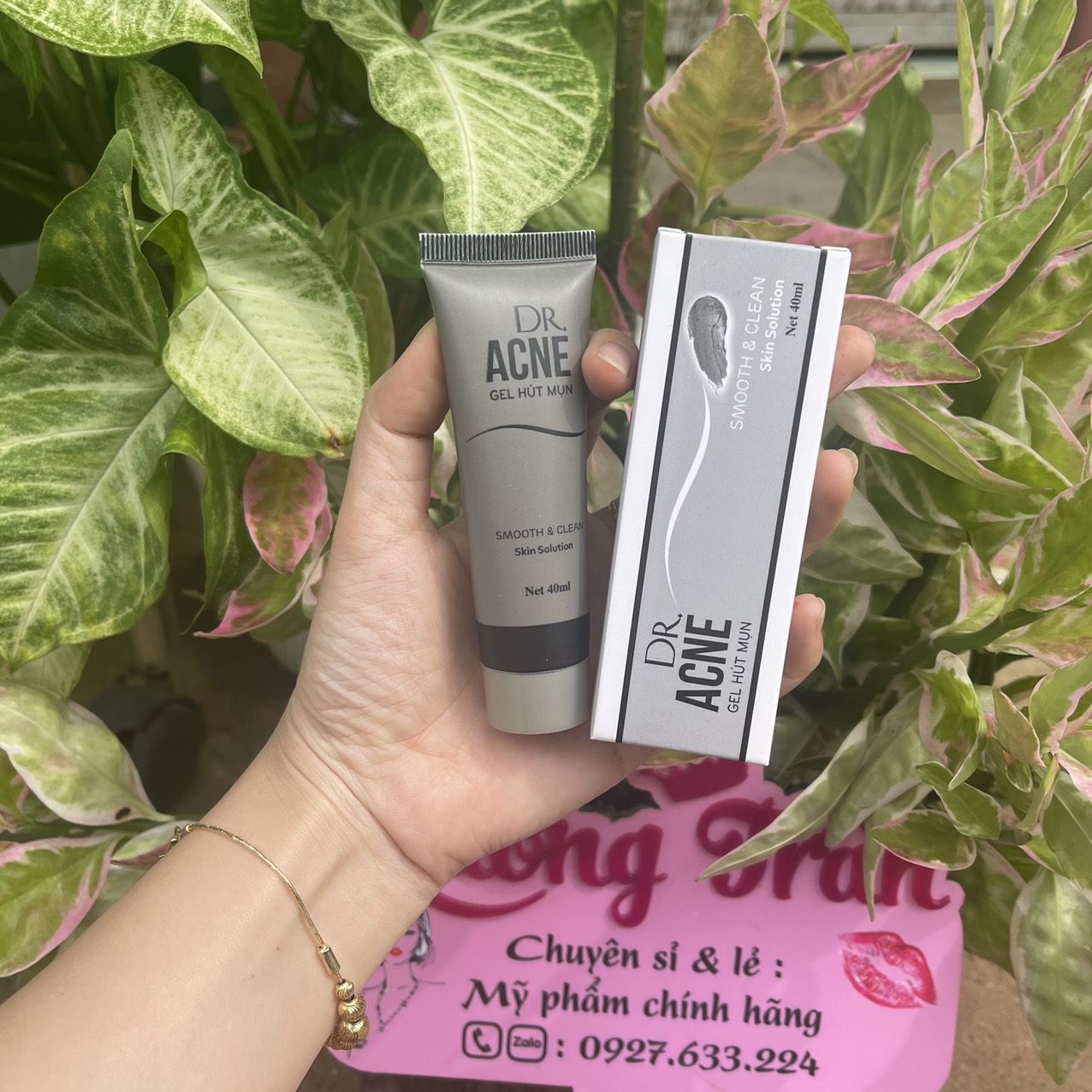 Gel Hút Mụn Tro Núi Lửa Thần Thánh Dr Acne 40ml - Lột Mụn Hiệu Quả