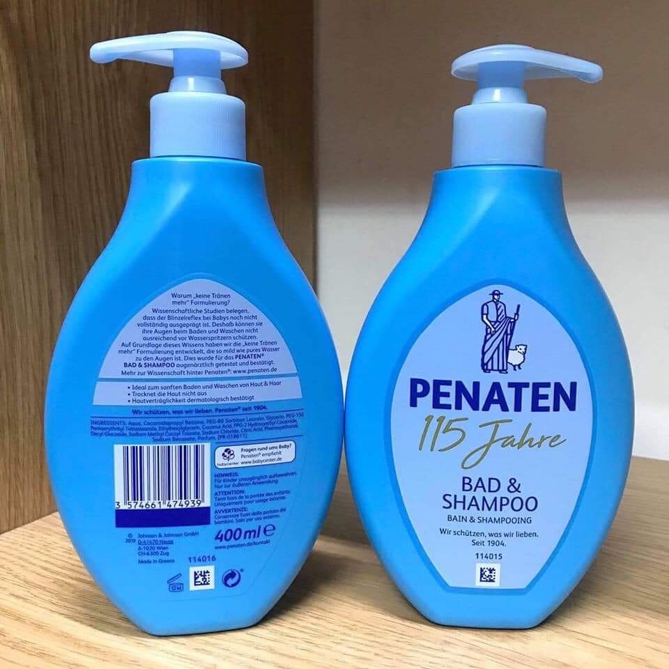 Sữa tắm gội Penaten cho bé