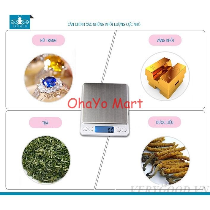 Cân tiêu ly điện tử 3kg