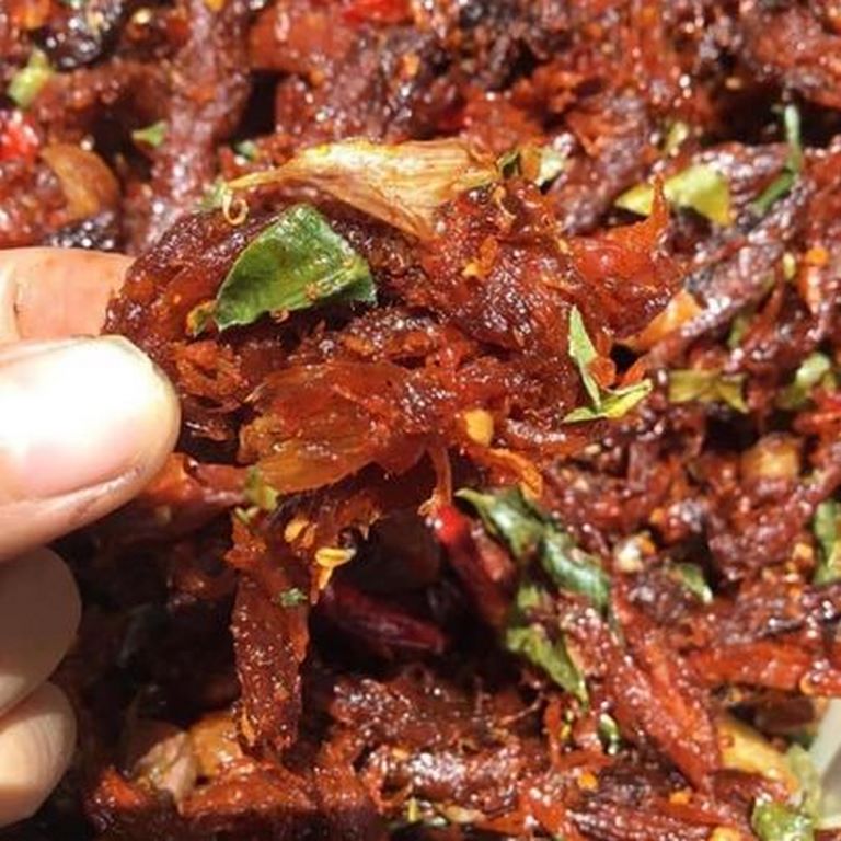 Khô bò đập lá chanh cao cấp - ngon mê ly 250g