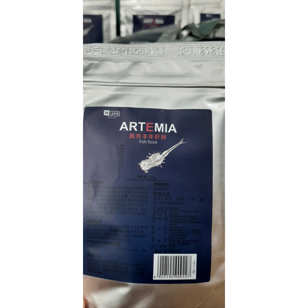 Artemia sấy khô dạng gói