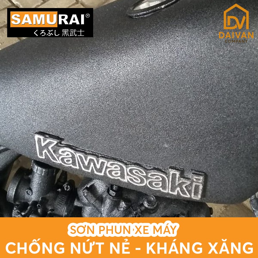 Sơn Samurai 2K07 Phủ sàn xe tải - PU màu đen sần