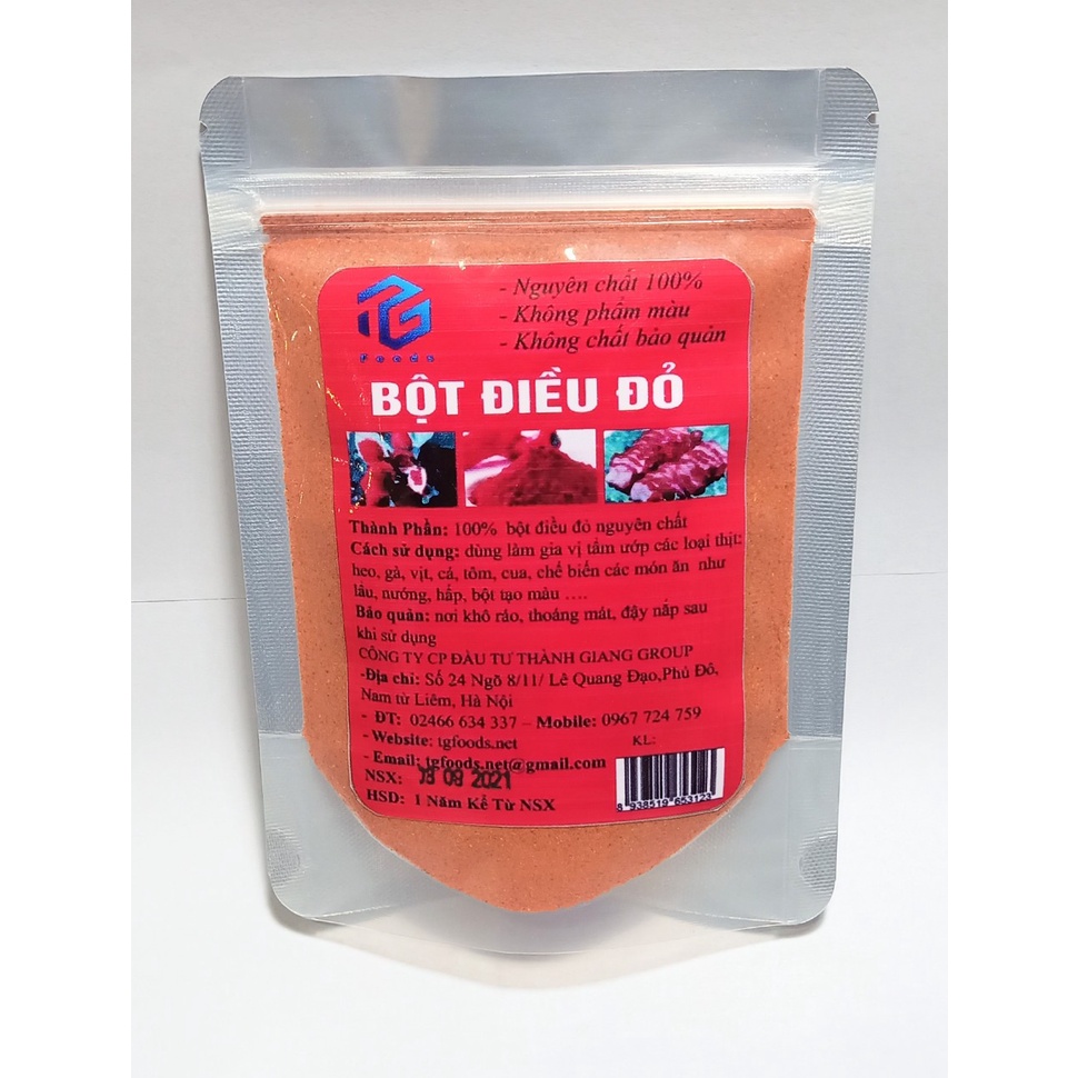 Gia vị thiết yếu - Bột Điều Đỏ túi 100g