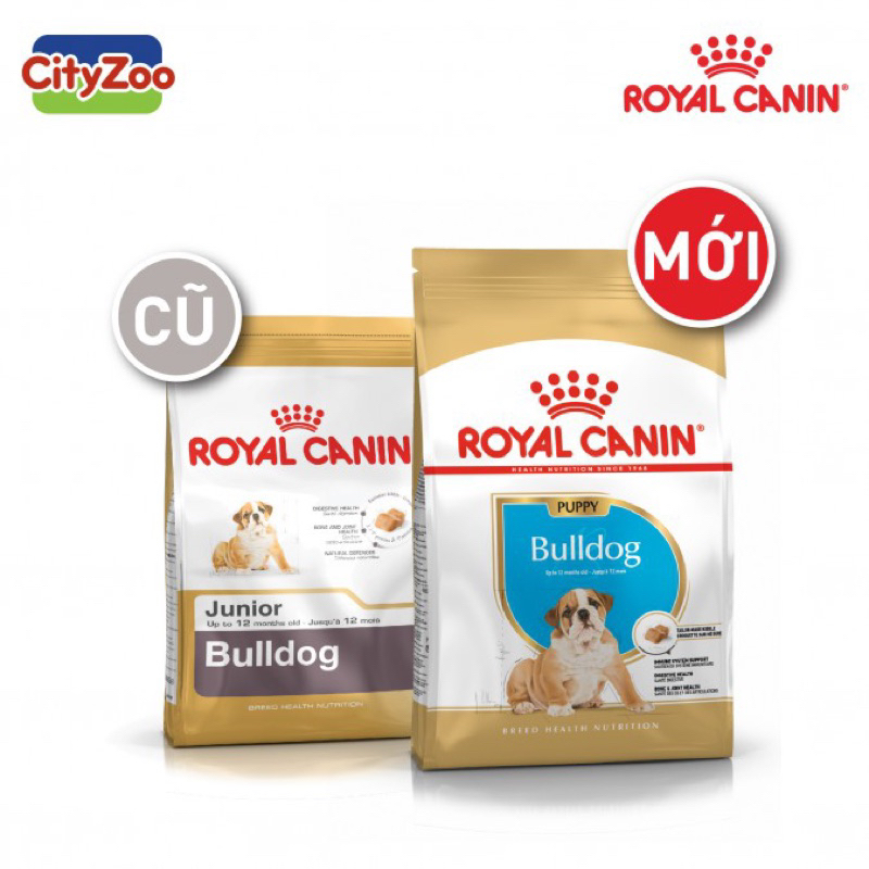 Thức ăn hạt cho chó royal canin bulldog puppy