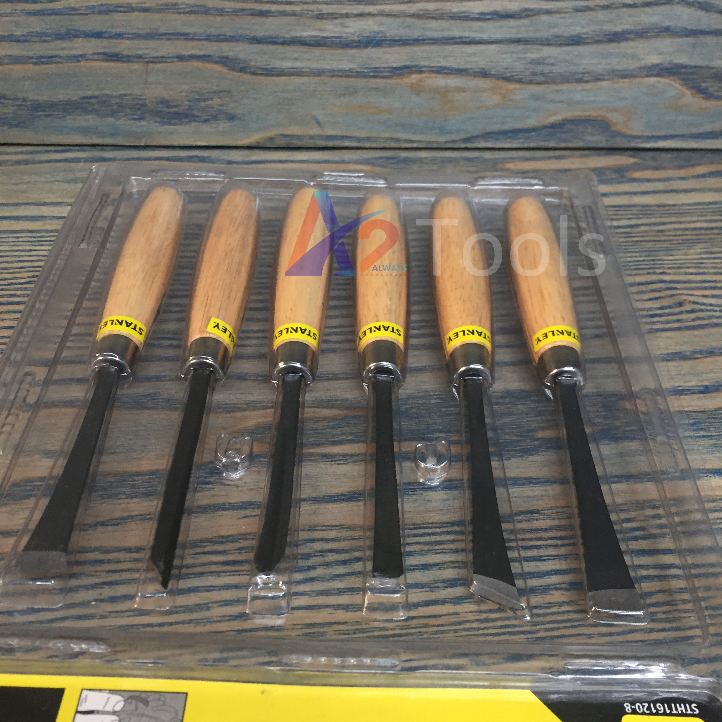 Đục gỗ bộ 6 chi tiết 1/4" Stanley STHT16120-8
