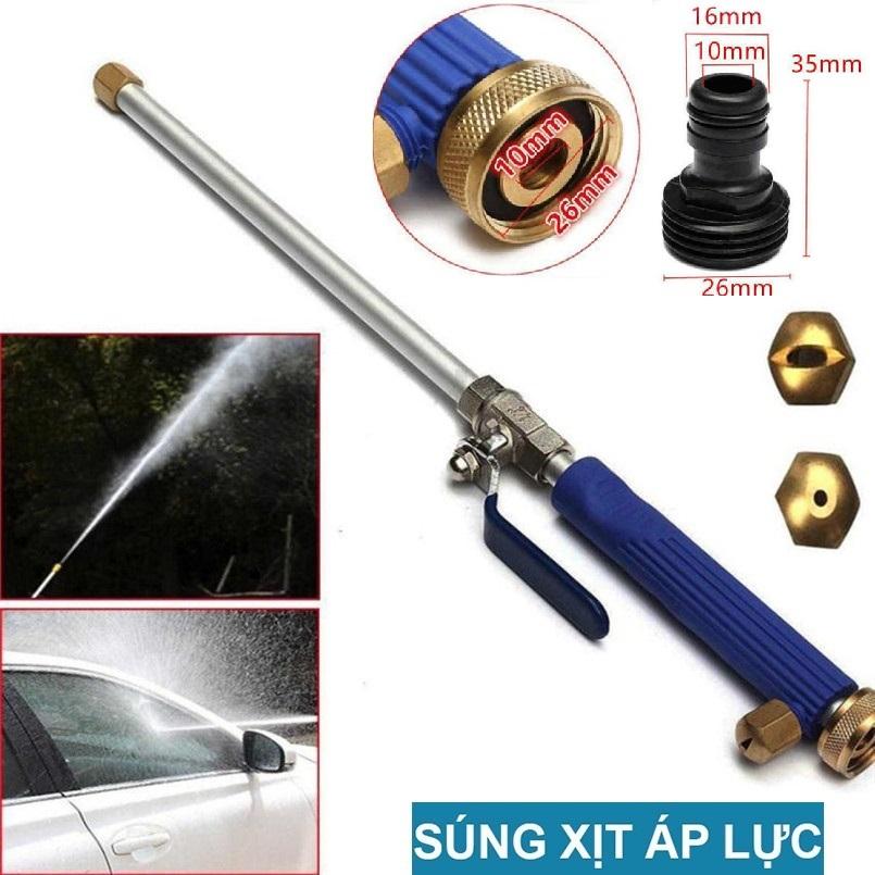 Dụng cụ vòi tăng áp lực nước rửa tất cả loại xe .vòi tưới cây,áp lực cao tiện lợi cho gia đình Water Jet