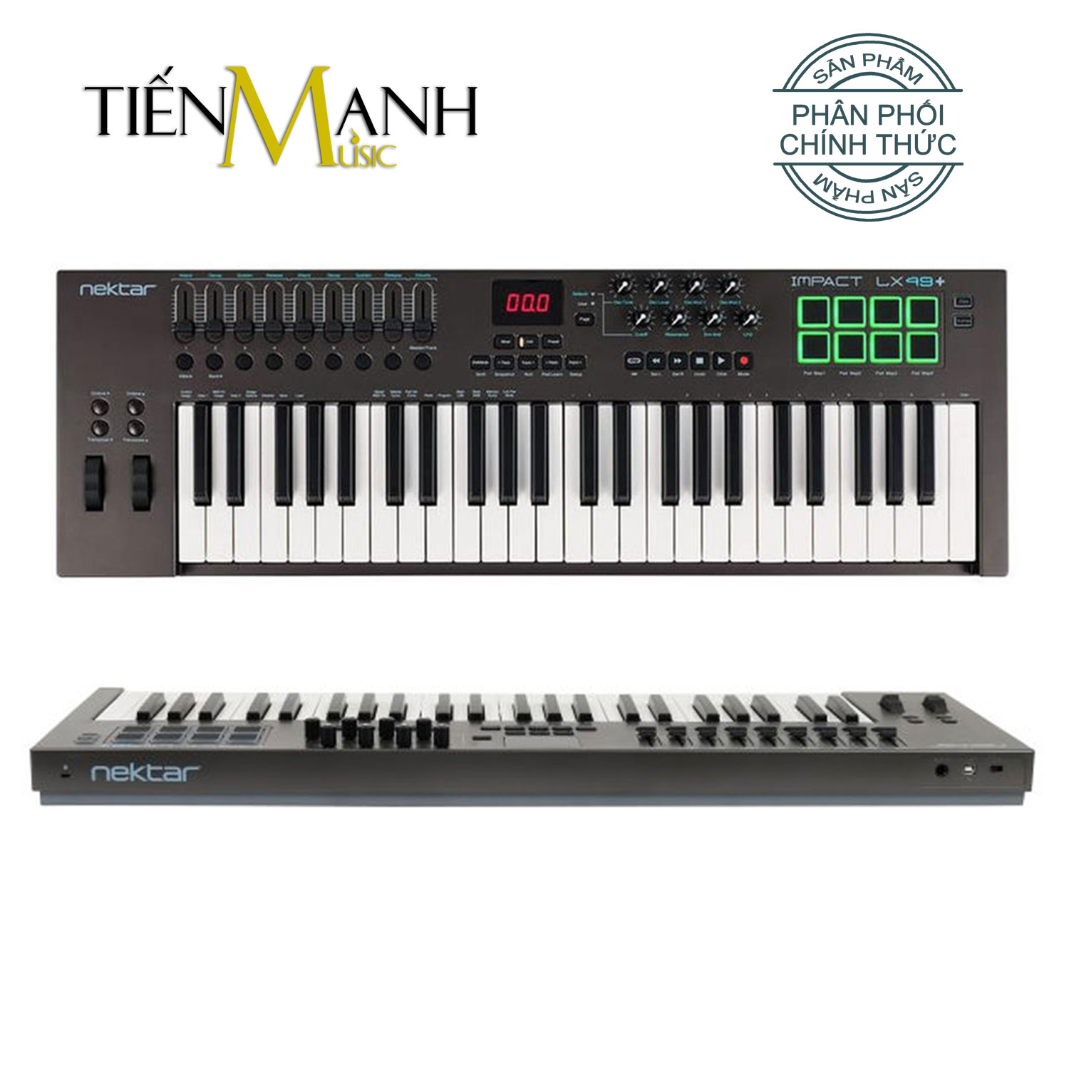 Nektar LX49 + MIDI controller keyboard 49 key touch force (for composing music work-produce negative music producer)