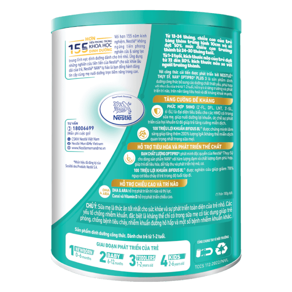 Sữa bột Nestle NAN OPTIPRO PLUS số 3 (850g)