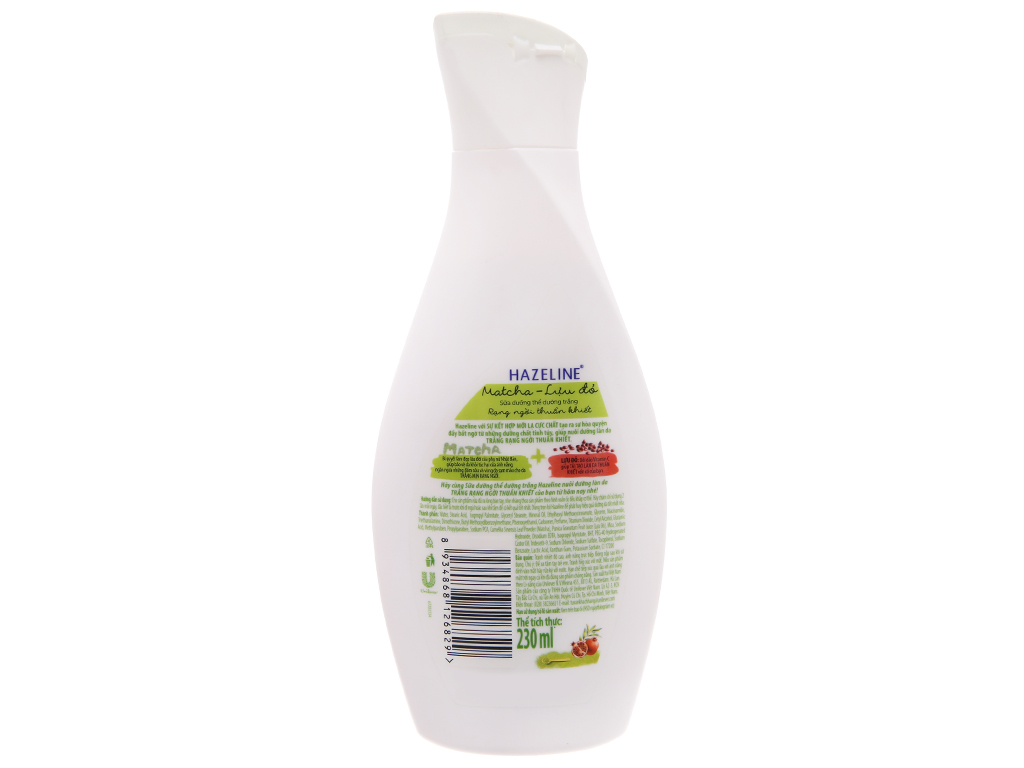 Sữa Dưỡng Thể Hazeline Matcha Lựu Đỏ 230gr