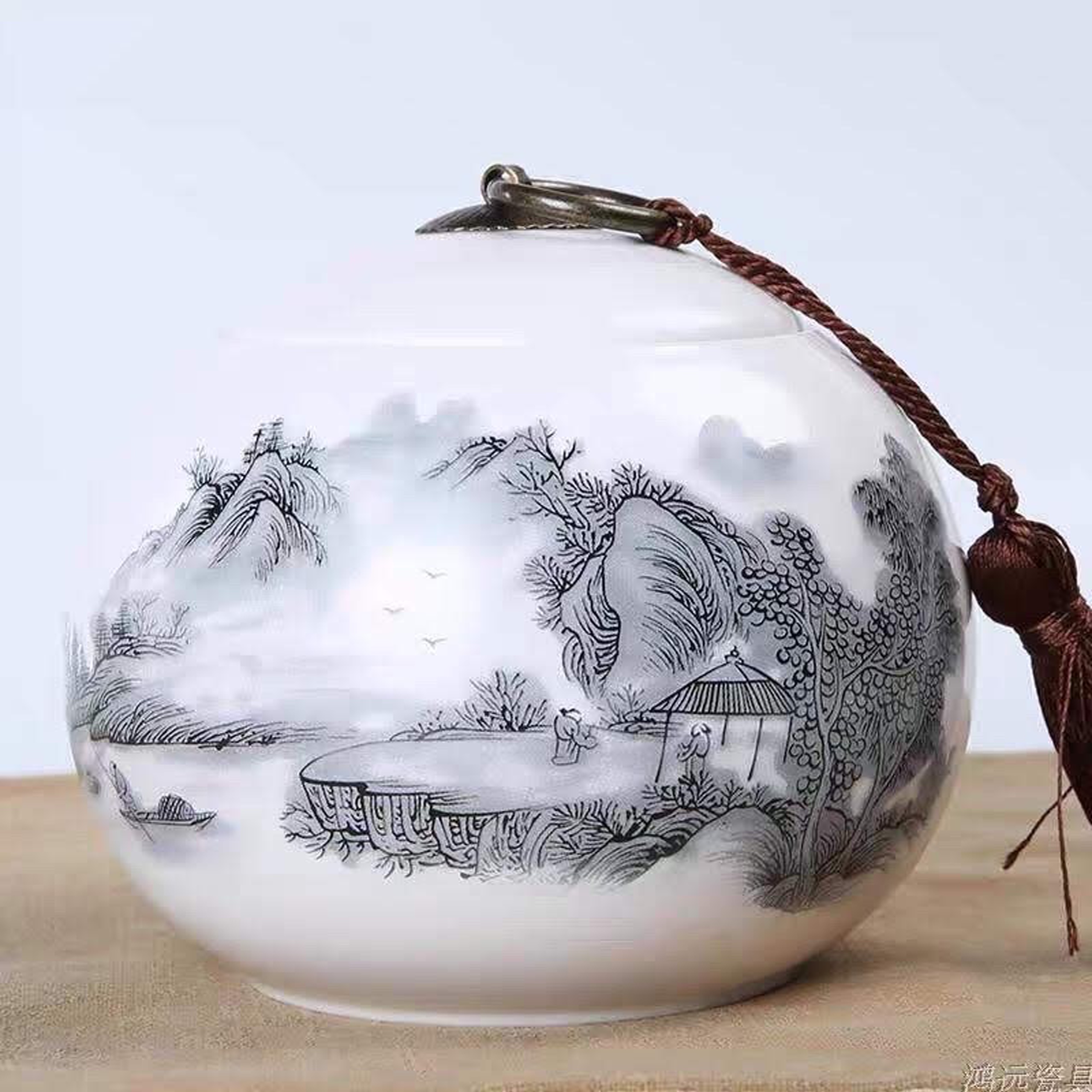 Hũ gốm đựng chè( trà)