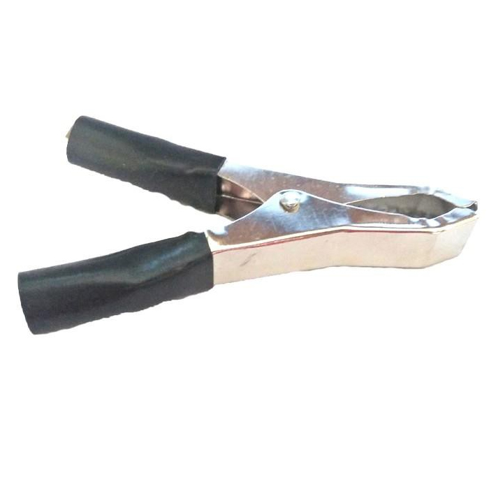 Kẹp Cá Sấu Kẹp Bình Acquy 16x10.5cm (1 Cặp Đỏ- Đen)