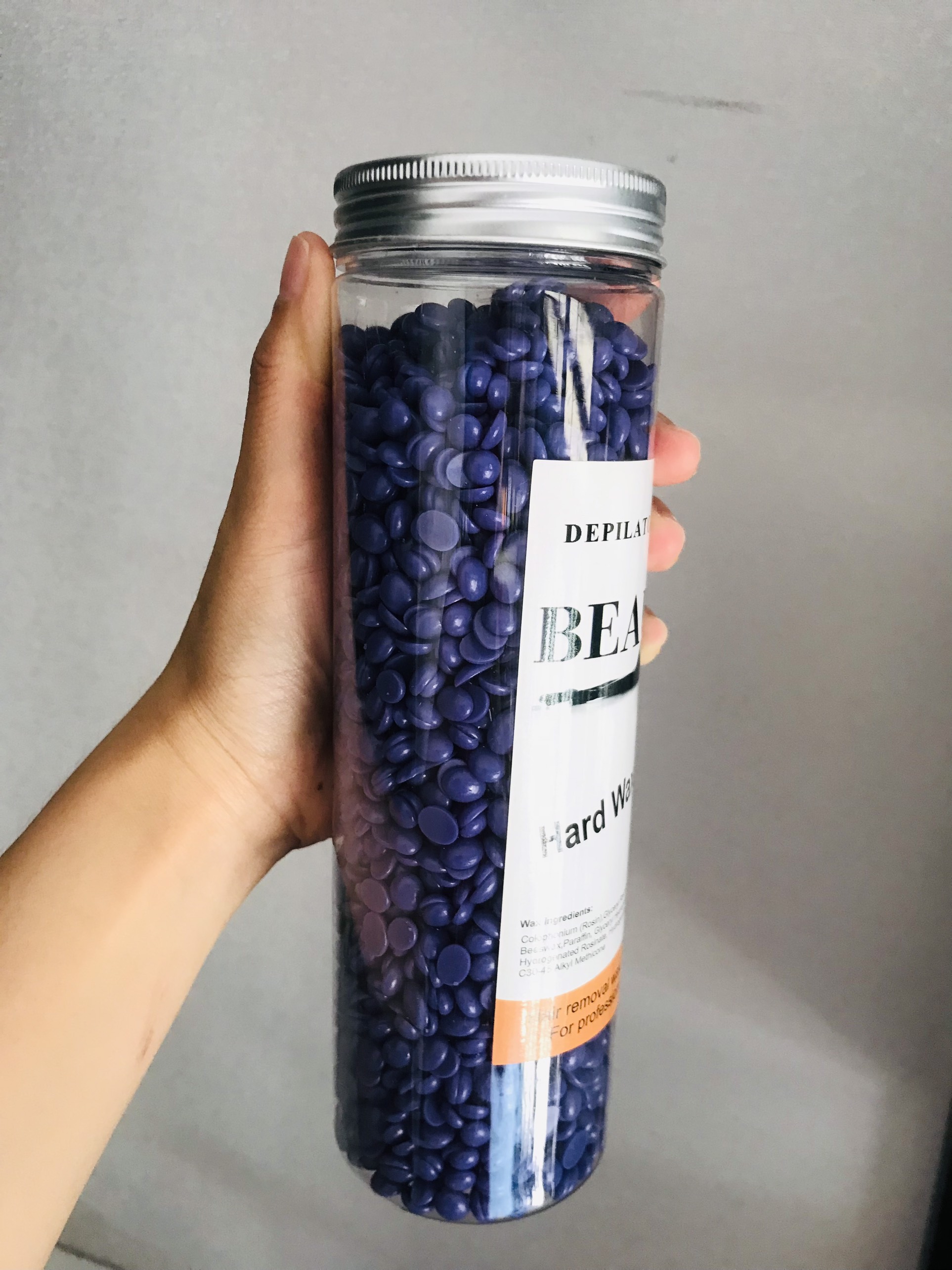 Thanh Lý Sáp Wax Lông Hard Wax Beans Hũ 400G (Màu ngẫu nhiên)