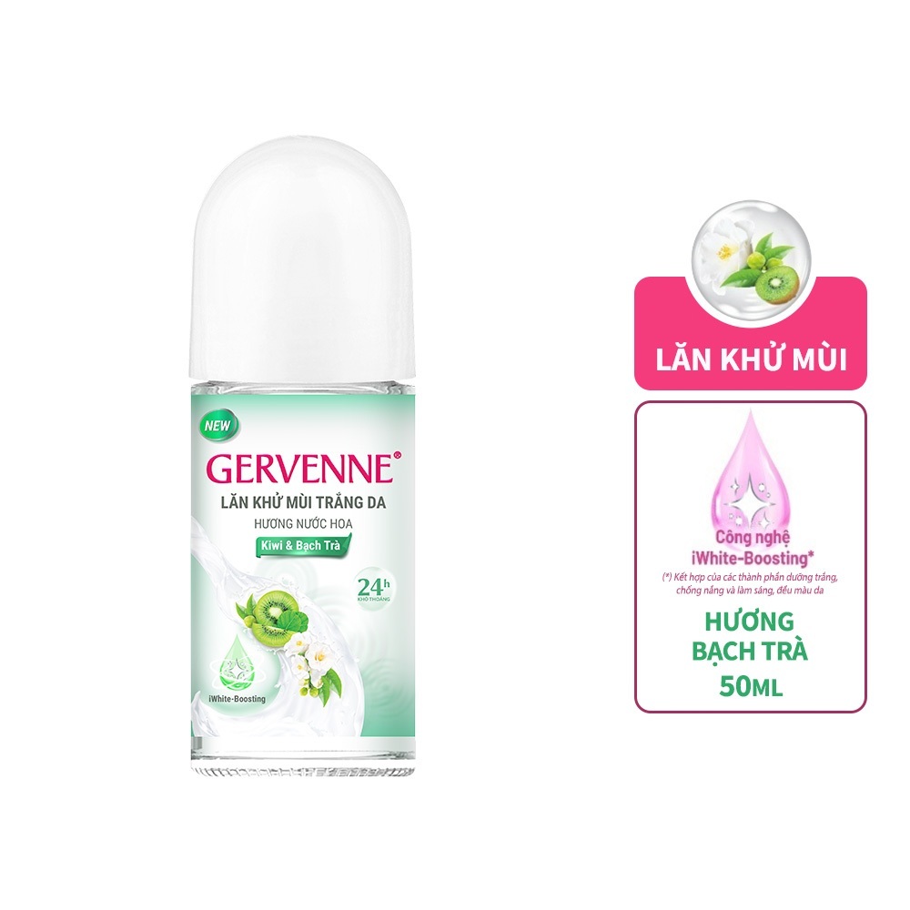 Lăn khử mùi hương nước hoa Gervenne 50ml (3 mùi)