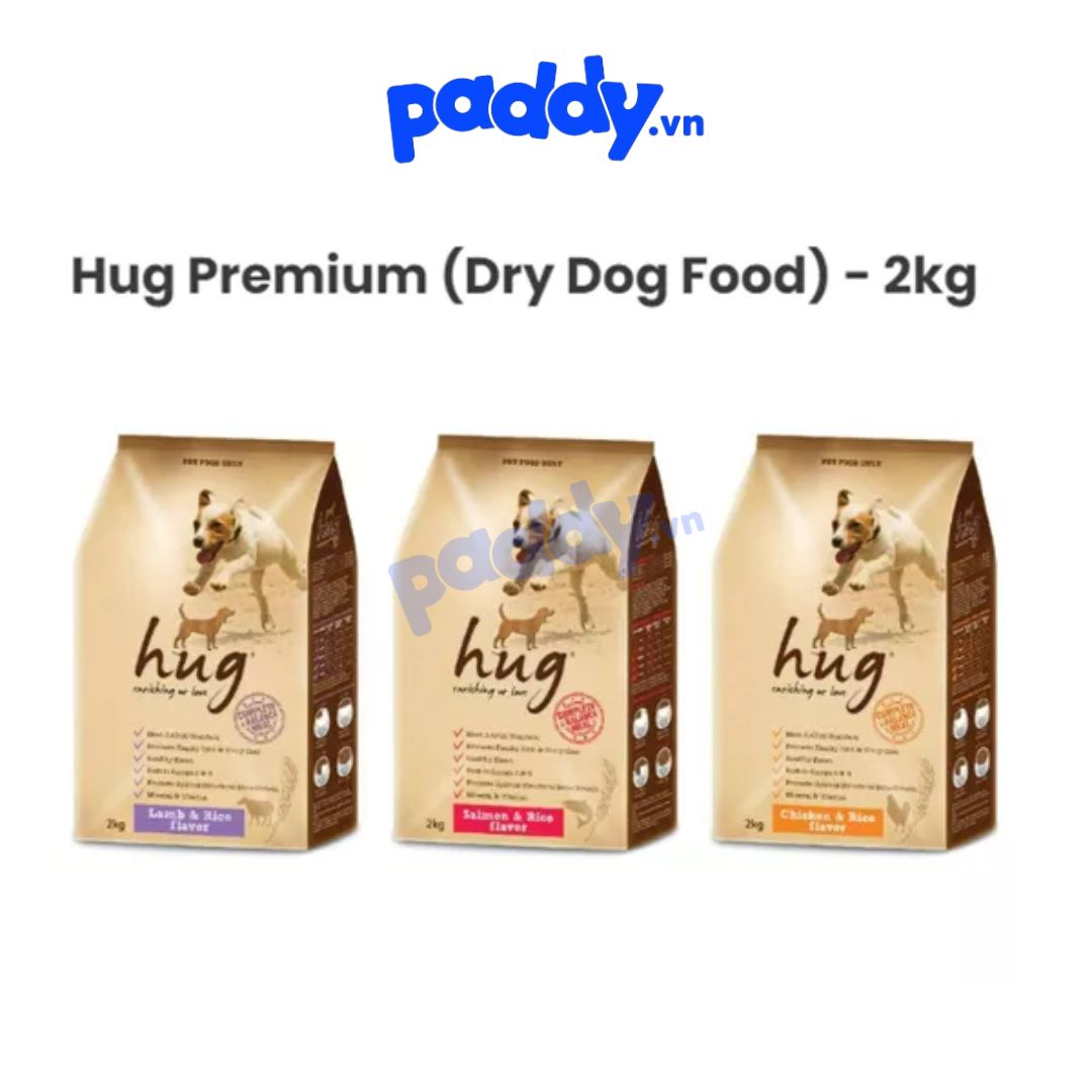 [2kg] Thức Ăn Hạt Cho Chó Mọi Lứa Tuổi Hug