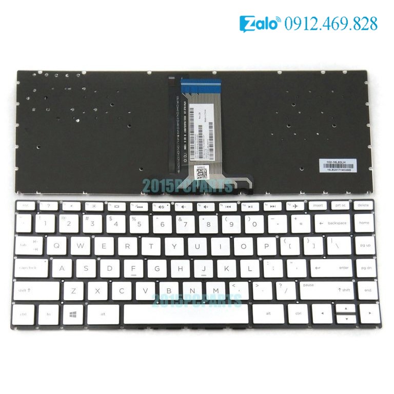 Bàn phím laptop HP 14-ba000, 14-bf000, 14-bk000, 14-bs000, 14-bw000, 14-cd000, 14s-dk000, 348 G5