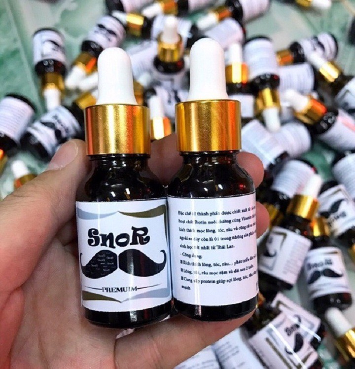 (COMBO 5 CHAI) Serum SNOR 15ml Kích Thích Mọc Râu - Mọc Tóc